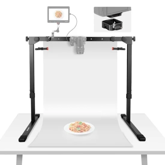 neewer st200 overhead table top mount stand _ black